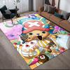 One Piece Chopper Theme Anti-Slip Rug, Rectangular Carpet for Bedroom, Living Room & Game Zone