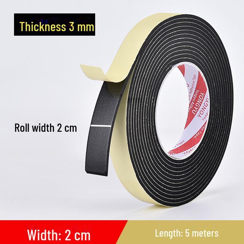 Self-Adhesive EVA Foam Sealing Strip – Dust-Proof, Temperature-Resistant, Anti-Collision, Shock-Absorbing Rubber for Doors and Windows