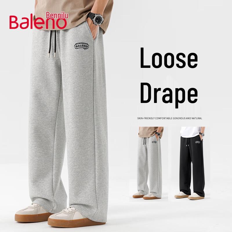 

Baleno Men s Spring American High Street Wide-Leg Trousers 4XL