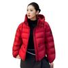Hooded small ribs down cotton clothes women's short winter fashion armband warm loose bread clothes tide