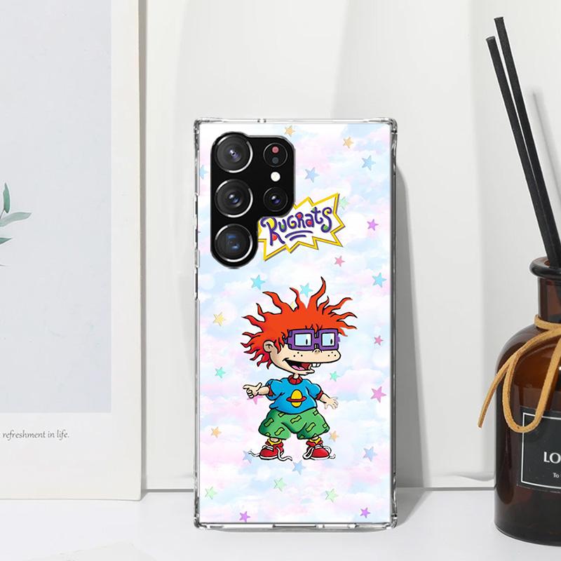 Cartoon R-Rugrat Phone Case For Samsung Galaxy S24 S23 S22 S21 Fe S20 Ultra S10 S9 + S8 Plus S10E Art Fundas Back Cover