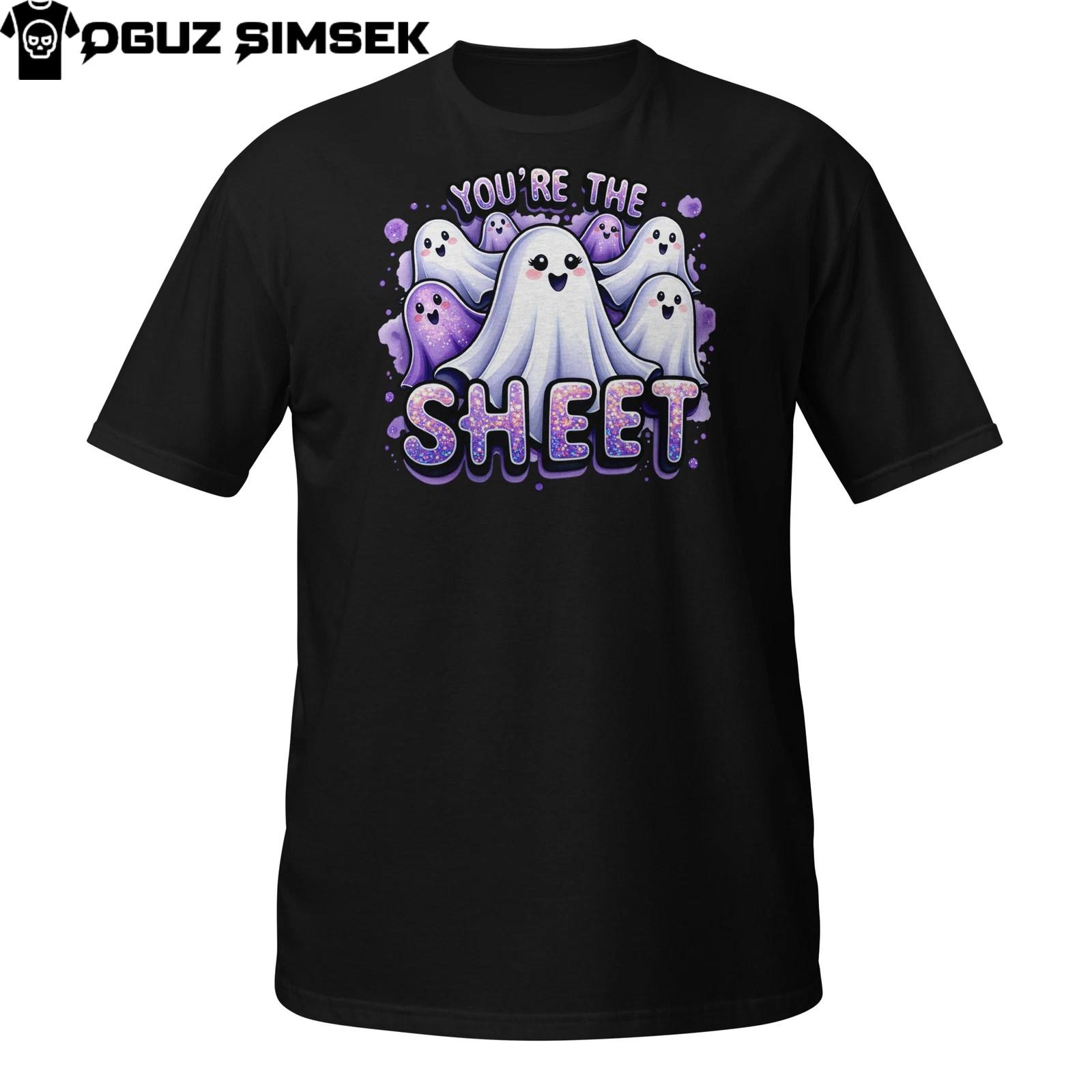 You’re the Sheet Ghost T-Shirt Mens Womens Tees Top | Funny Cute Halloween Spirit Pun Graphic Tee S