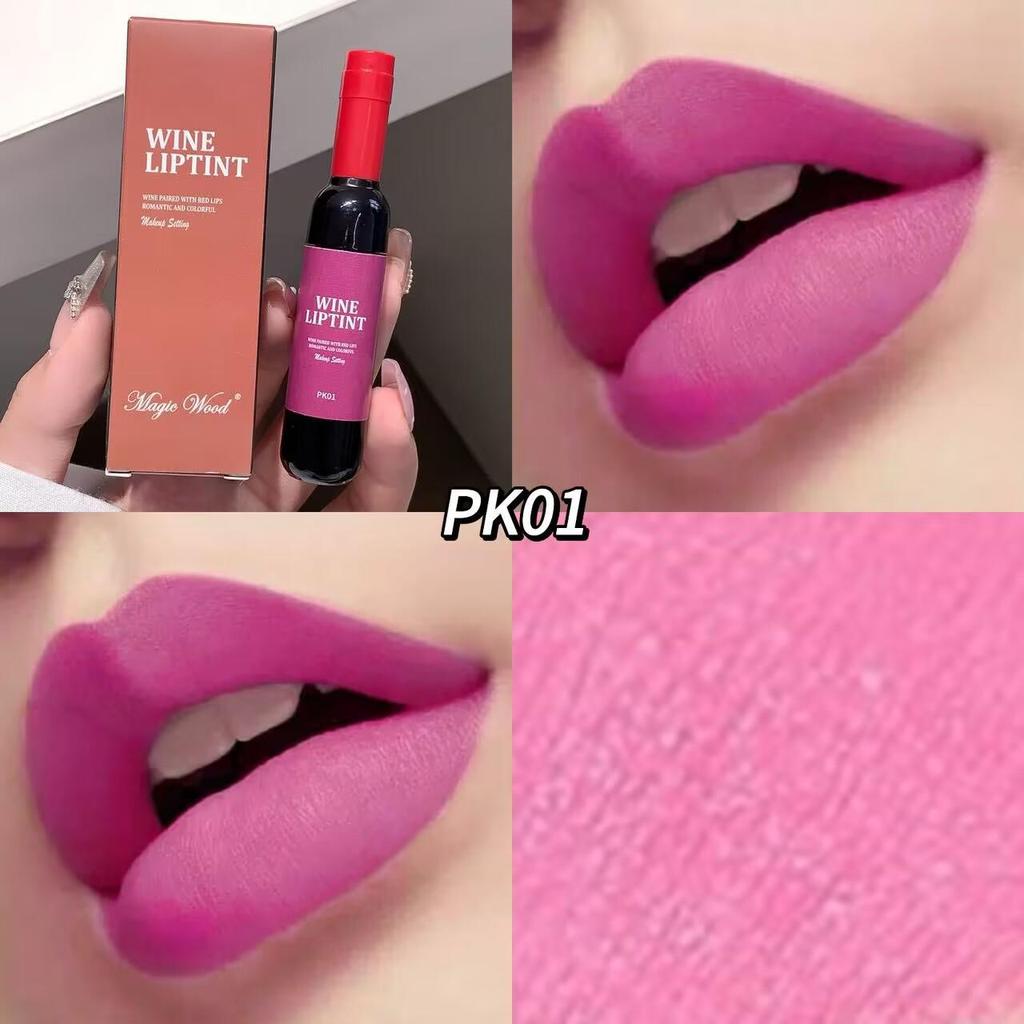 Red Wine Bottle Long-Lasting Lip Tint & Gloss No-Transfer Lip Stain