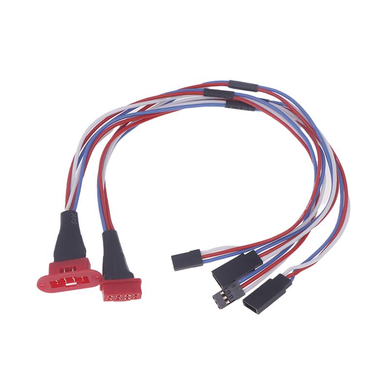 Mpx 8 Pin Golden Plated Connector Multi-Wires Servo Extension Plug Male Female 2/ 3 Wires For Rc Model Fixwing Glider Airplanes