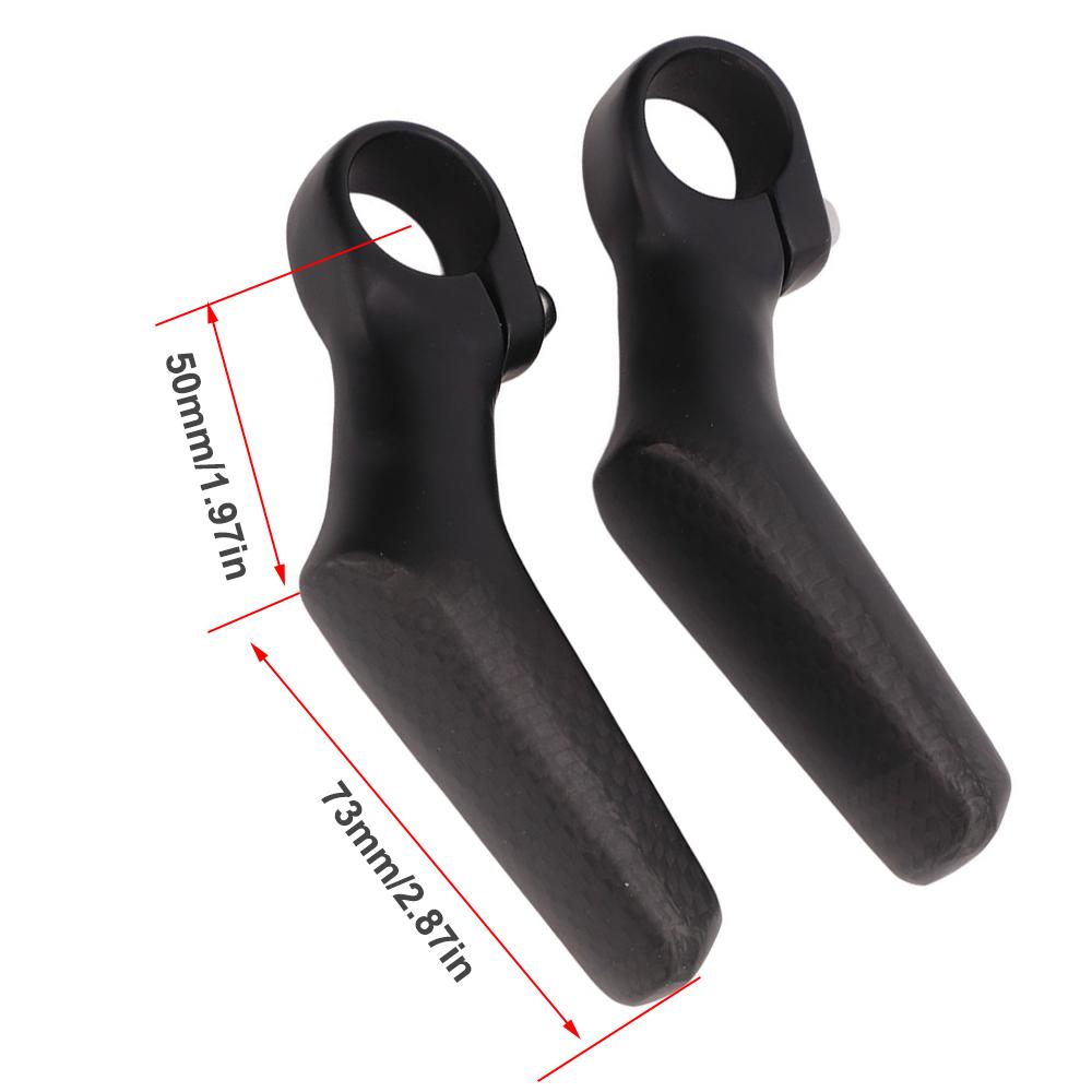 

1 Pair L Shape Bike Handlebar Bar Ends Bike Auxiliary Handlebar Mountain Bike Riding Matte