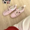 Fashion IPPEUM Women Ballet Sneakers 2025 New Fashion Mary Janes Round Toe Shoes Flats