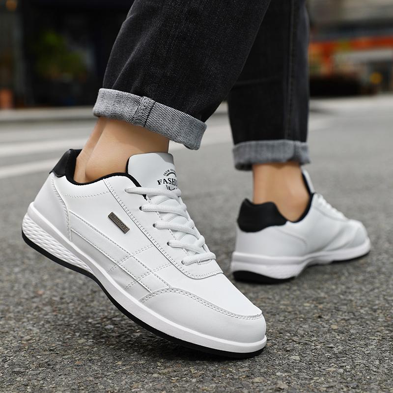 MAEDEF Shoes for Men PU Leather Sneakers Waterproof Casual Comfortable Men's Sneaker Man Vulcanize Shoes Footwear Masculino