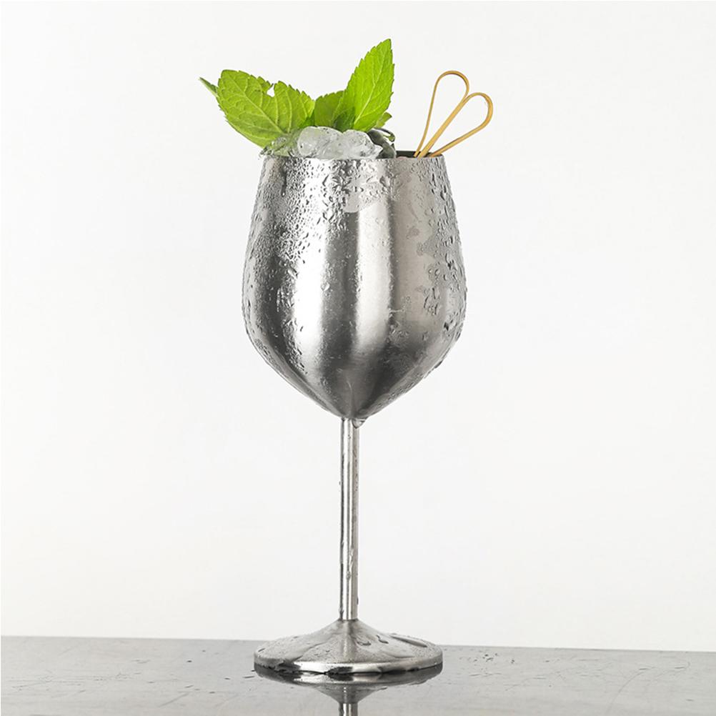 500ml Stainless Steel Red Wine Glass Goblets Juice Drink Goblet Party Barware Kitchen Tools