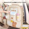Car Seat Organizer: Multi-functional Storage Box, Tissue Holder, Hanging Trash Can, Backseat Kick Mat, Hanging Bag.