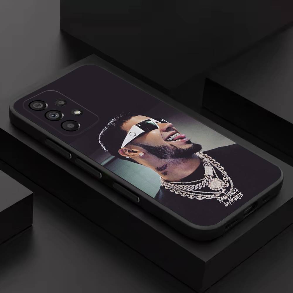Rapper A-Anuel AA Real Cool Phone Case For Samsung S 9,10,21,30,22,23,24,25,26,Ultra,Plus,Lite,FE,4,5G Black Soft Case