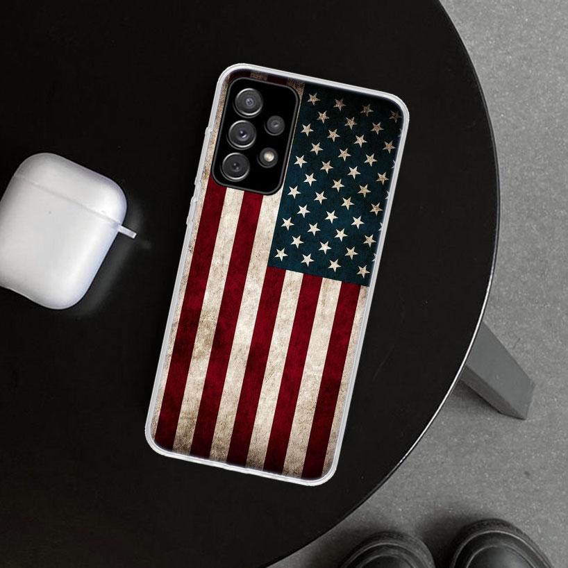 National Flag RU FR UK Phone Case for Samsung Galaxy A17 A16 A26 A36 A56 A57 A37 A15 A25 A35 A55 A14 A24 A34 A54 A13 A23 A33 A53