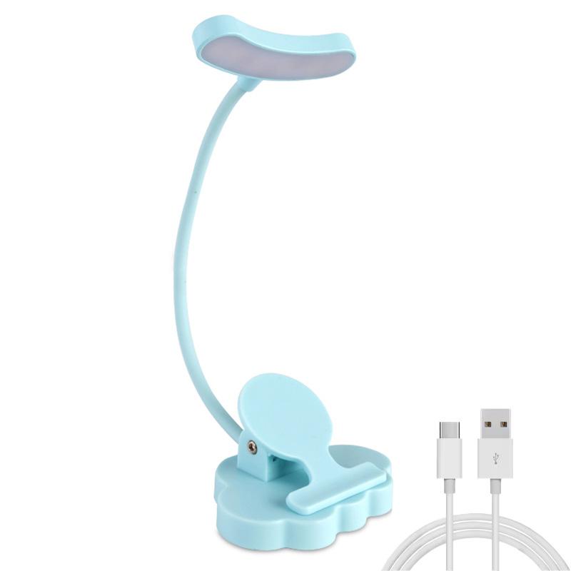 Flexible Clip on Book Lamp Touch Control Reading Light Eye Caring USB Rechargeable Books Led Lights for Night Reading Table Lamp