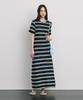 Bundercammer Stripe Jacquard Knit Dress_Navy