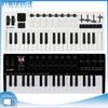 M-VAVE SMK-37 PRO 37 Key MIDI Keyboard 3 Octave Range 16 RGB Backlit Impact Pads Supports Wireless Connection To Multiple System