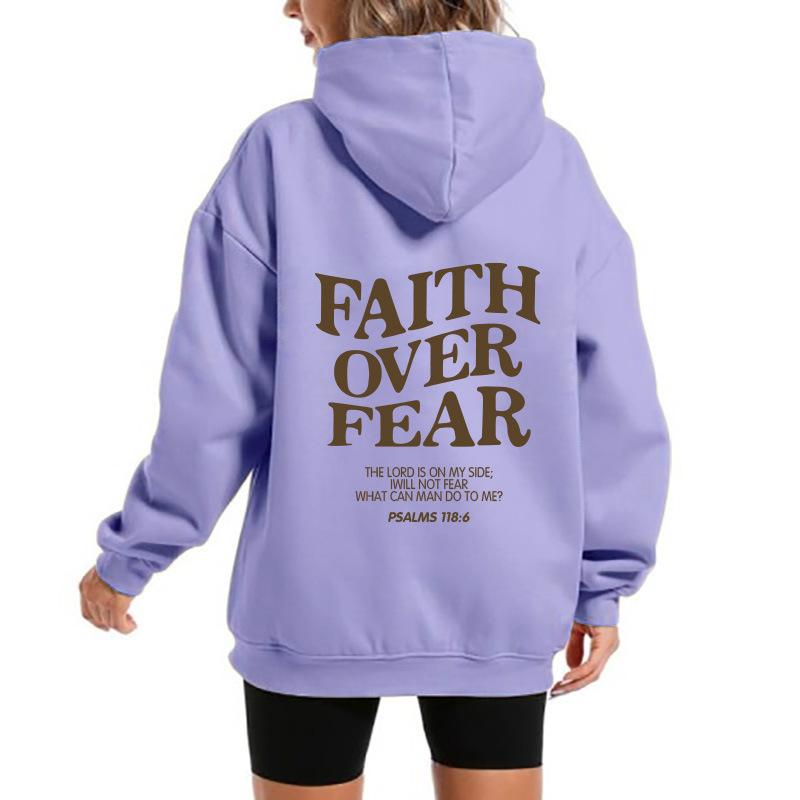 2025 popular men's and women's fleece sweater letter print kangaroo pocket new hooded sweater