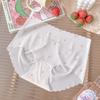 Plus Size Strawberry Seamless Ice Silk Panties for Women Summer Thin Comfortable Hip Hugger Briefs  New