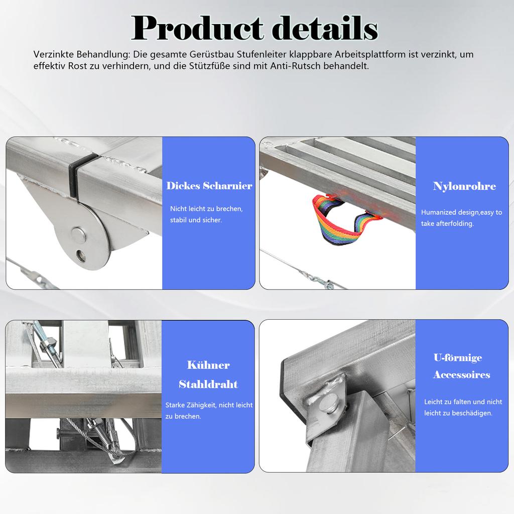 Folding Horse Stool Scaffolding Lifting Decoration Special Thickening Shelf Construction Engineering Ladder