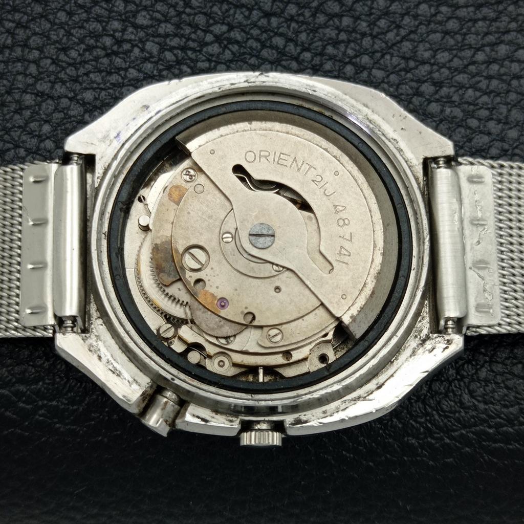 USED VINTAGE ORIENT AUTOMATIC 48741 JAPAN MENS ORIGINAL DIAL WATCH A436626-2 R123a-a436626