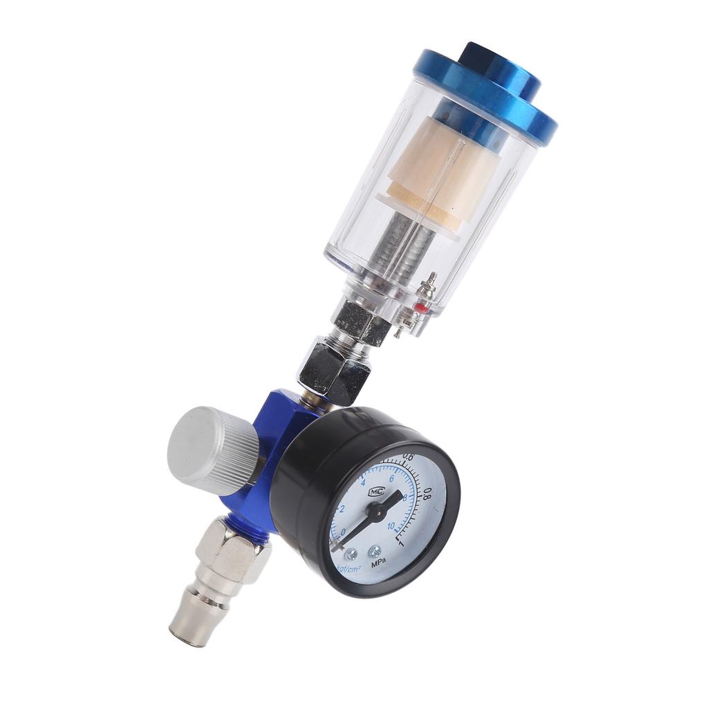 Spray Pneumatic Gun Air Regulator Gauge   Inline oil Water Trap Filter Separator