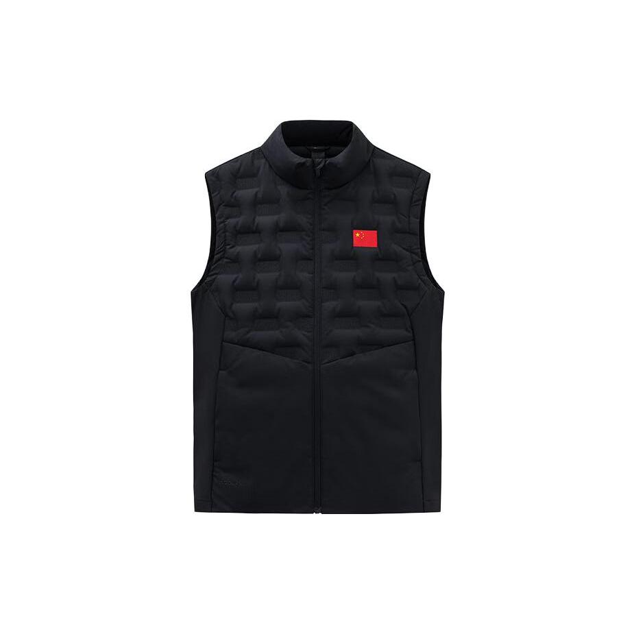 ANTA Down Vests Men s Black Stand Collar Moderate Other 152410912-2 S