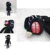 Siren Head Series Black Dog Plush Toy Crooked Neck Horror Stuffed Doll 30cm/11.8inch Height