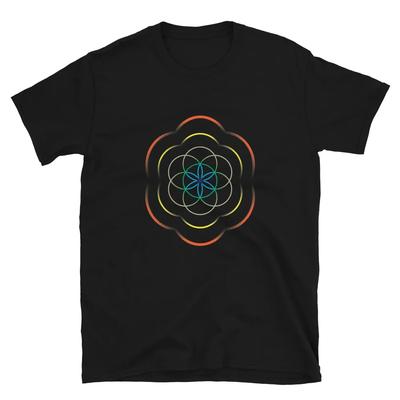 Seed Of Life Sacred Geometry Unisex Premium Cotton Stretch T Shirt