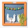 Decorative Silhouette - Wood - Cactus - 9.7x15 Cm - Mixed - 1 Piece