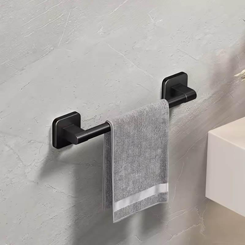 Towel Holder Space Aluminum Shower Room Towel Hanger Multifunctional Storage Organizer For Bathroom Accessories