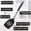 2Pcs Silicone Spatula Set Heat Resistant Nonstick Steak Spatula Kitchen Cooking Utensils Cookware Cooking Tool Set Spatula Kit