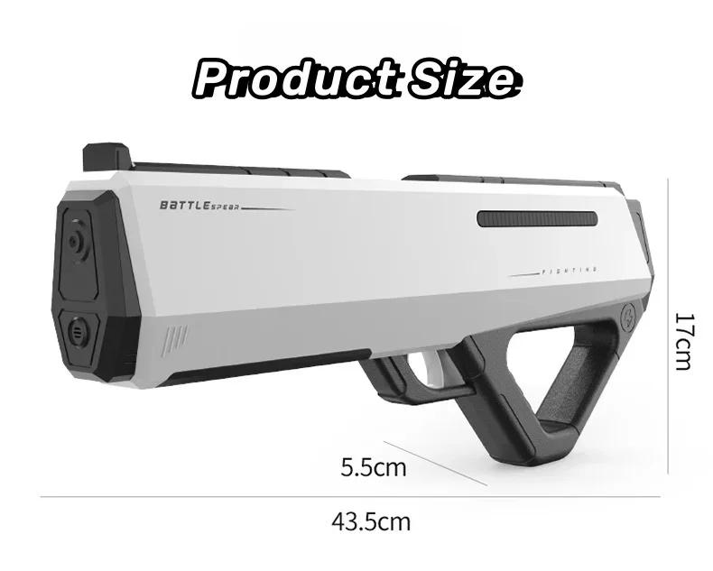 High Pressure Electric Water Gun Fully Automatic Absorb Water Burst Watergun Toys for Kids Summer Outdoor Pool Fight Games Gifts