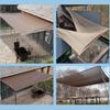 Garden Black Sunshade Net with Grommets Sun Shader Sail - HDPE Mesh Fabric for Greenhouses, Patios, Plants, Gazebos & Porches
