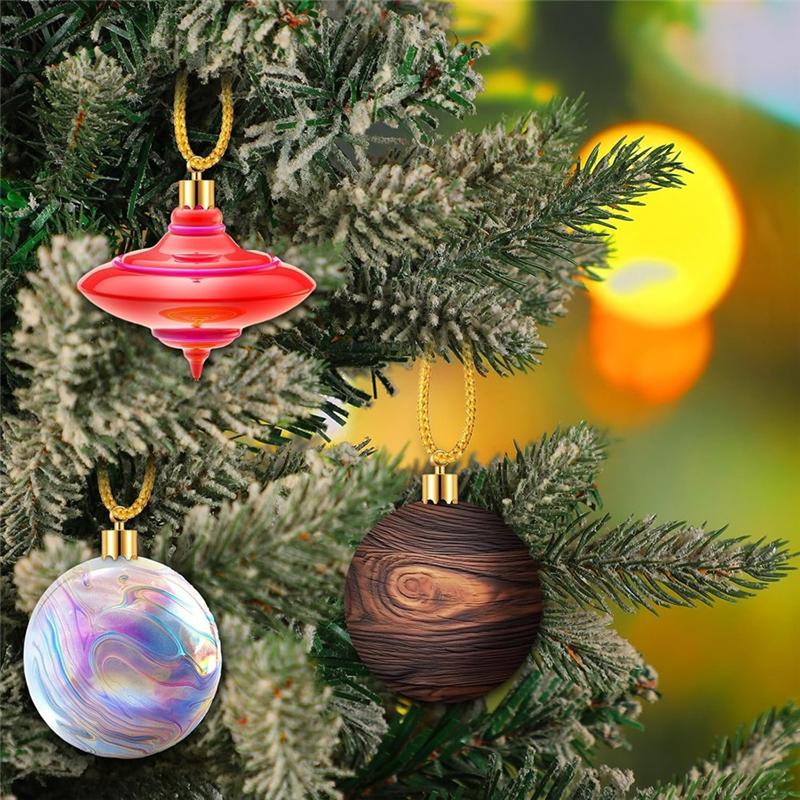 Ornament Making Kit 12 Set Christmas Tree Ornament Wood Turning Kit Woodturning Hanging Decoration For Xmas Tree