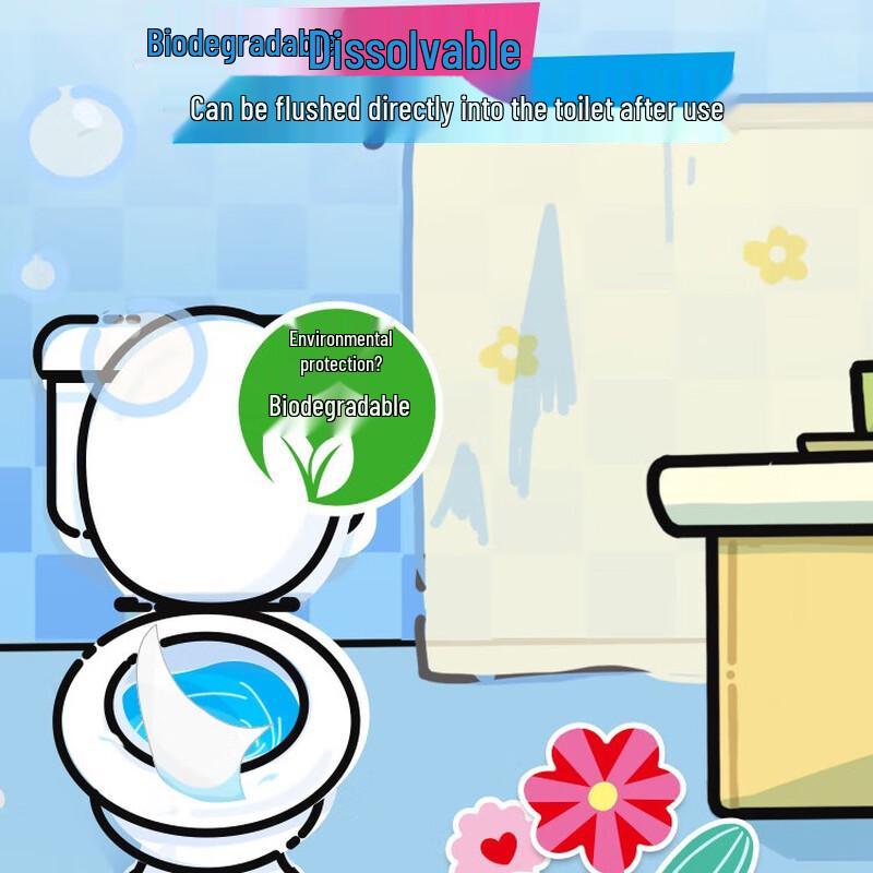 Vinda Spülbare feuchte Toilettentücher