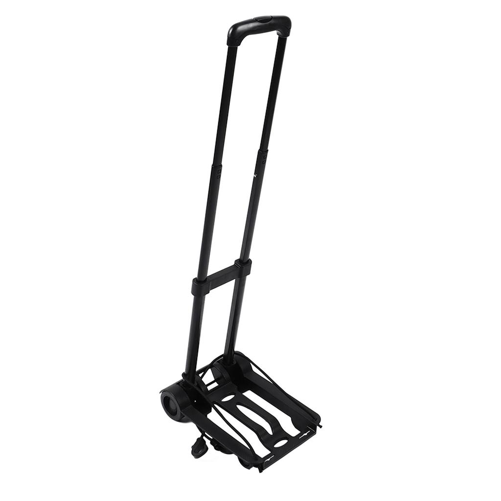 Folding Hand Truck Retractable Tie Rod Multifunctional Large Capacity Portable Luggage Hand Cart for Travel Shopping