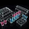 32/38mm Wine Cup Holder Transparent Shot Glasses Holder Acrylic Cup Holder  Party