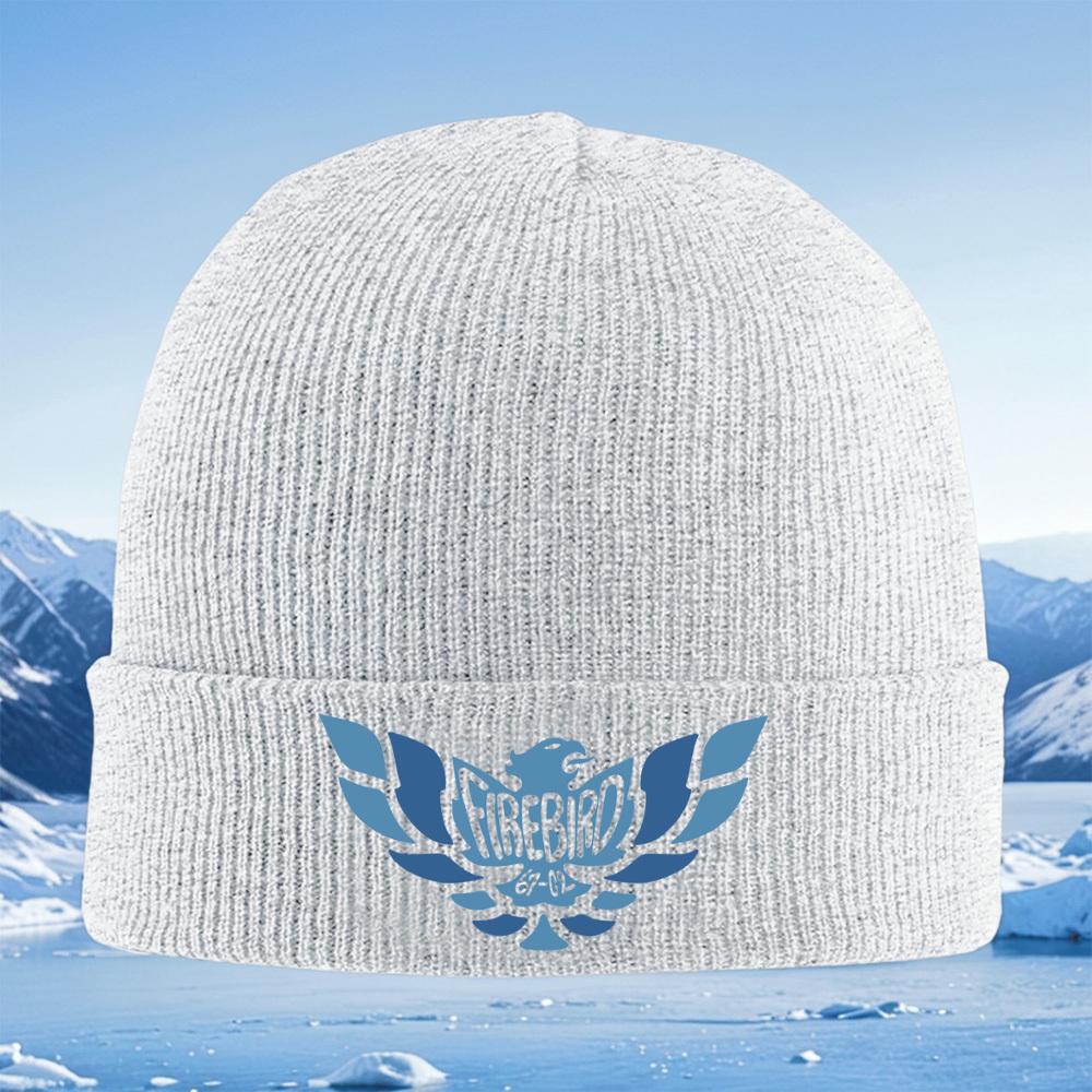 Design odznaku ve tvaru křídla Firebird Pánská Dámská Unisex Pletená Čepice Beanie Pulovrová Čepice Zimní Tepelná Teplá Vánoční Venkovní Cyklistika