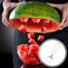 Watermelon Cutter Slicer Tool Stainless Steel Watermelon Windmill Cutter Portable Fruit Slicer for Home Party Camping