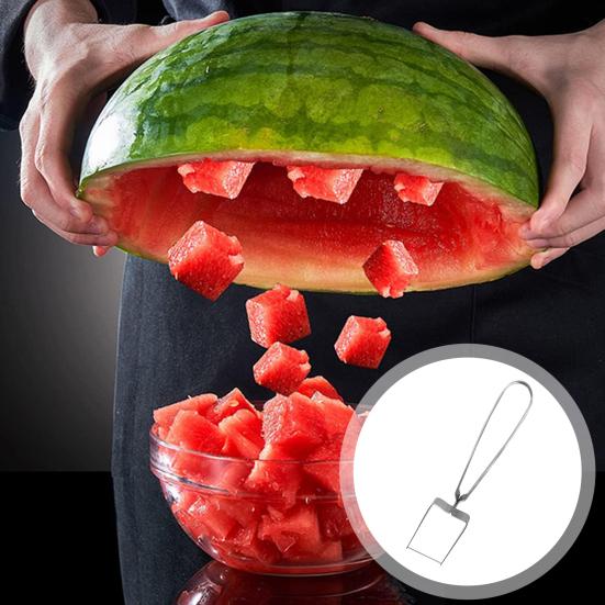 Watermelon Cutter Slicer Tool Stainless Steel Watermelon Windmill Cutter Portable Fruit Slicer for Home Party Camping