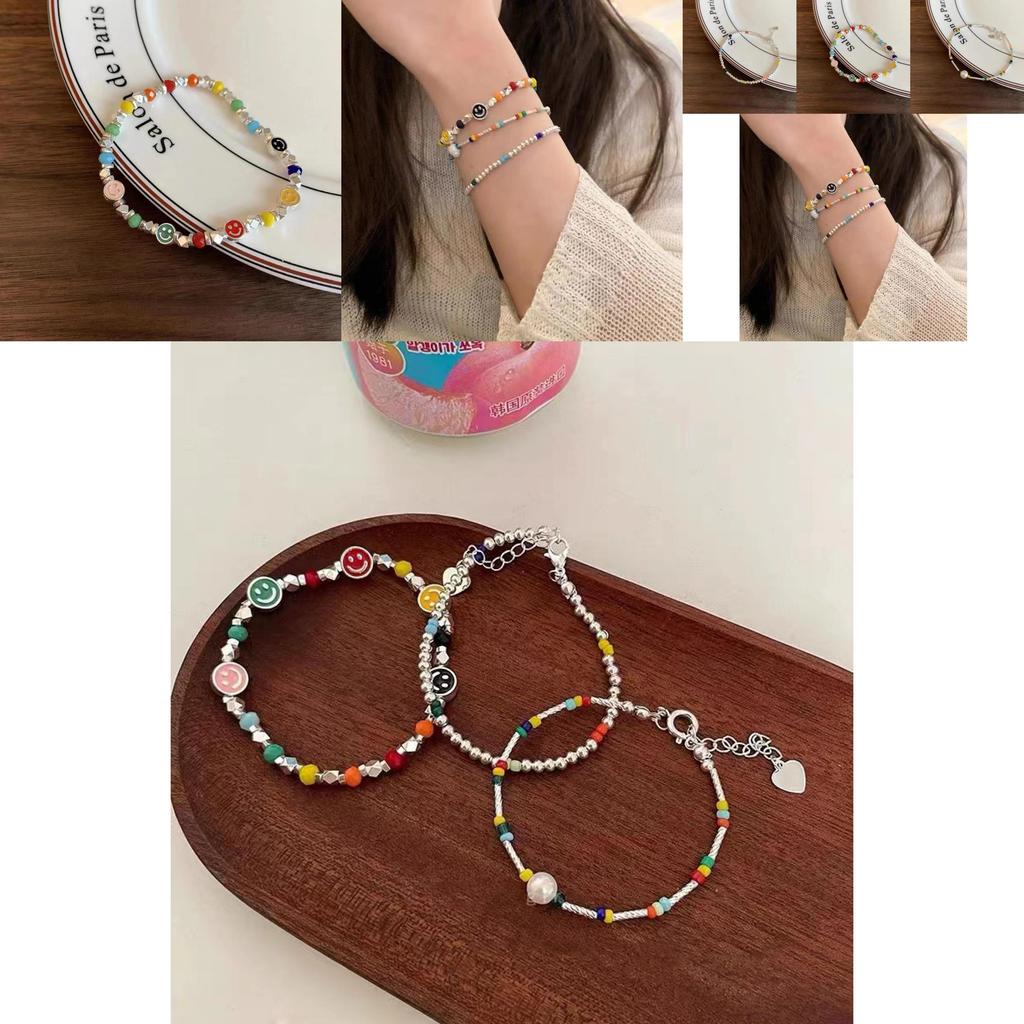 Elegant Colorful Beaded Bracelet For Women With Light Luxury Design Perfect For Friends And Couples