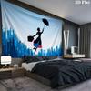 Magic Nanny Wall tapestry, aesthetic printed fabric blanket, suitable for bedroom, living room, and home decor.