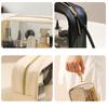 Mesh Transparent Cosmetic Bag Men Women Neceser Makeup Bag Fashion Waterproof PVC Travel Organizer Toiletry Wash Bag Pouch Case