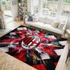 AC Milan Design Crystal Velvet Carpet Cozy Non?Slip Printed Rug For Bedroom Living Room Entrance