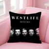 W-Westlifes Hot Band Cushion Cover Comfortable Reversible Pillow Cover Ideal For Car Sofa Bedroom & Beyond