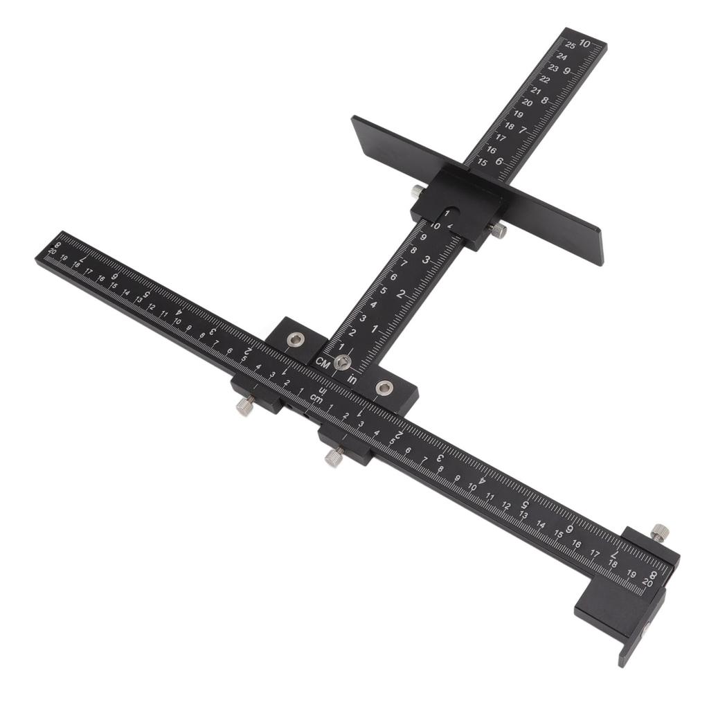 Cabinet Hardware Jig Aluminum Alloy Cabinet Handle Template Punch Locator Drill Template Guide for