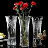 Extra Large Transparent Glass Vase, 50cm Height, Wide Diameter for Flower Arrangements, Living Room Decor, Hydroponic Lucky Bamboo