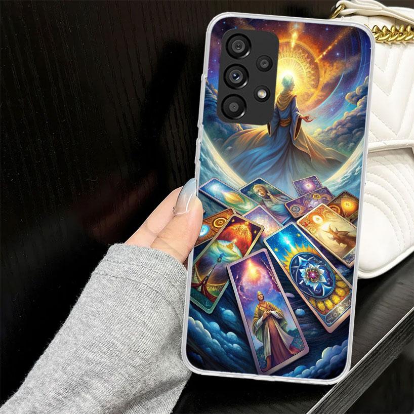Hexen Tarot Kartenhülle für Samsung Galaxy A52 A42 A32 A22 A12 A51 A50 A02S Handyhülle A41 A31 A21S A40 A30S A20E A10S A71