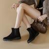 New Autumn and Winter Shoes: Retro Ankle Boots, Women's Versatile Thickened Boots, Leather Boots