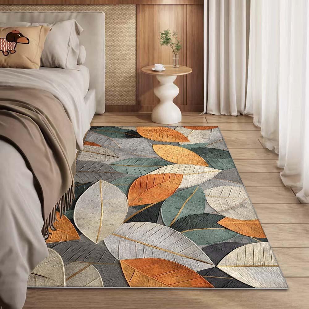 Modern Light Luxury Carpets, Anti-Slip Floor MATS, Minimalist Style Living Room And Bedroom MATS For Home Decoration Rug