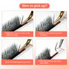 IFORME Wild Multiple Layered Camellia Eyelash Pre-glued Base Easy Fan Wispy Fluffy Eyelash Extension LB LC LD M LU