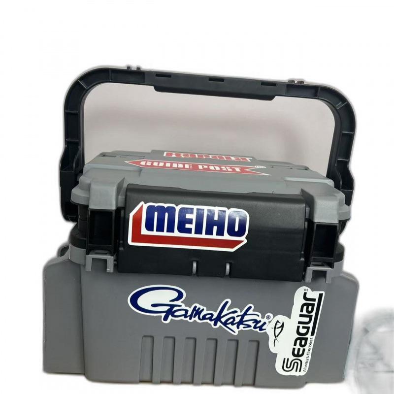 Large-Capacity Multifunctional Fishing Tackle & Rod Holder Box